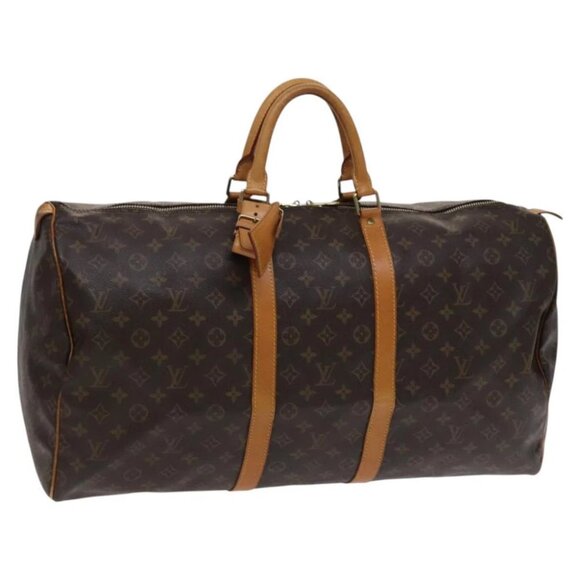 LOUIS VUITTON Monogram Keepall 55 Boston Bag - Picture 1 of 14